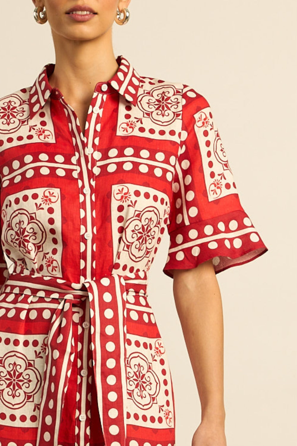 DRESS OASIS - POPPY SCARF
