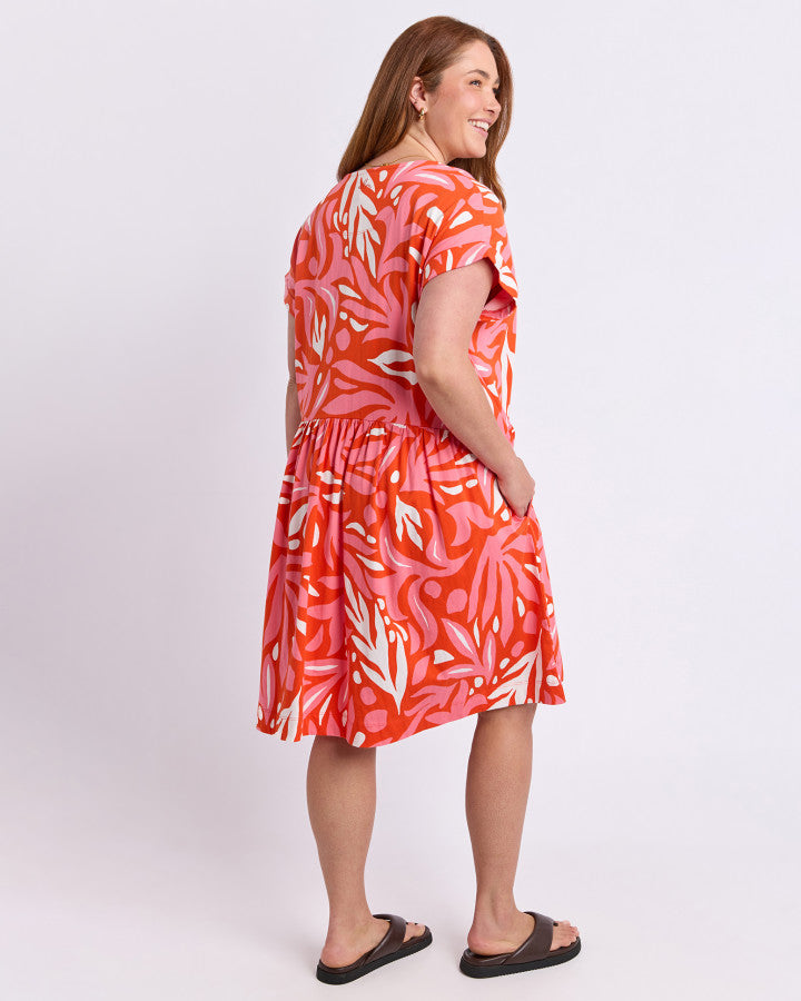 DRESS OCEANA - TANGELLO/PINK