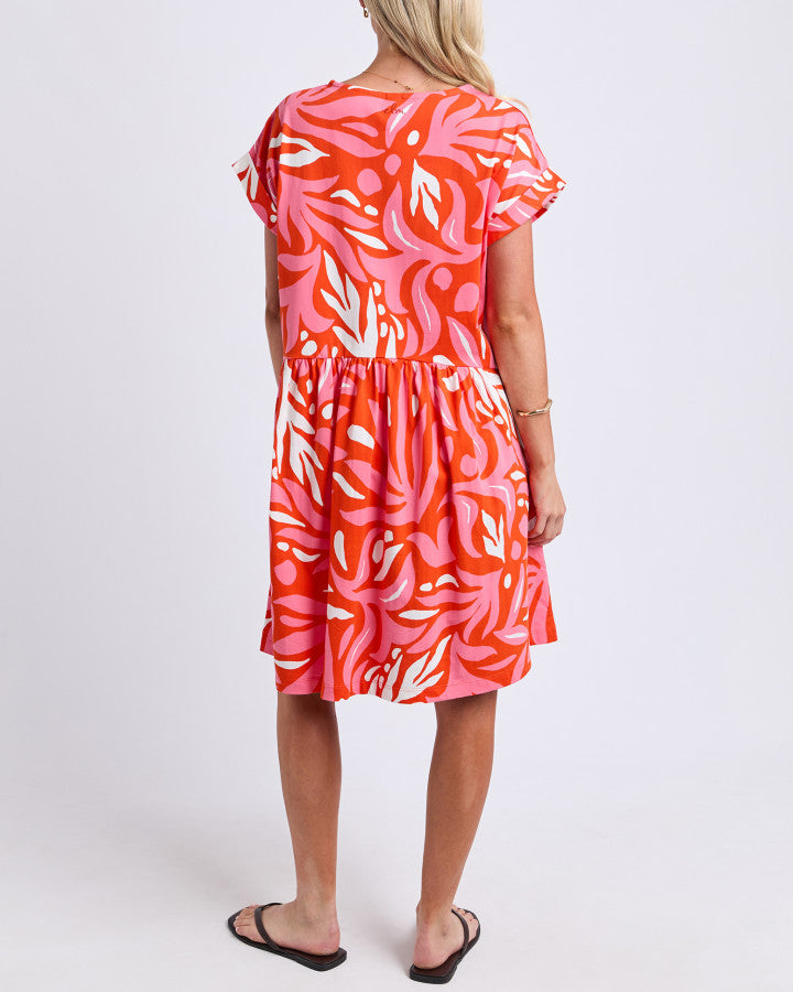 DRESS OCEANA - TANGELLO/PINK