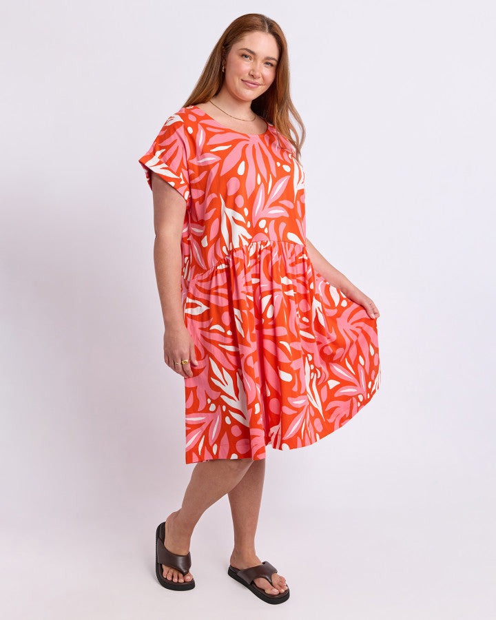 DRESS OCEANA - TANGELLO/PINK