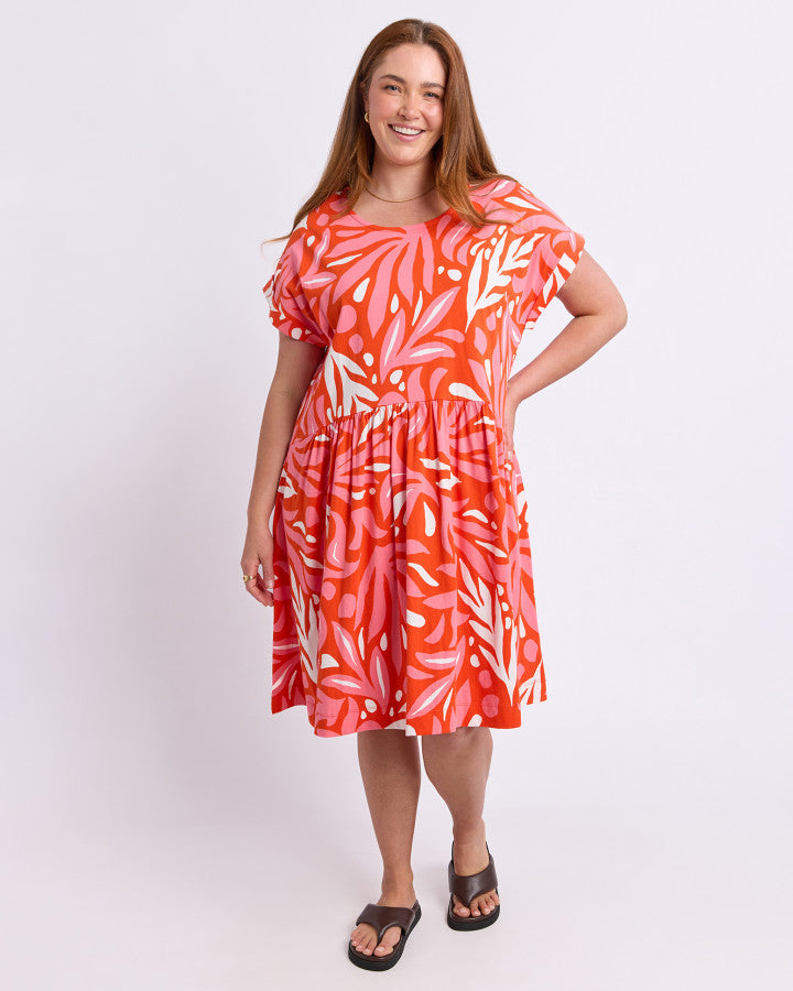 DRESS OCEANA - TANGELLO/PINK