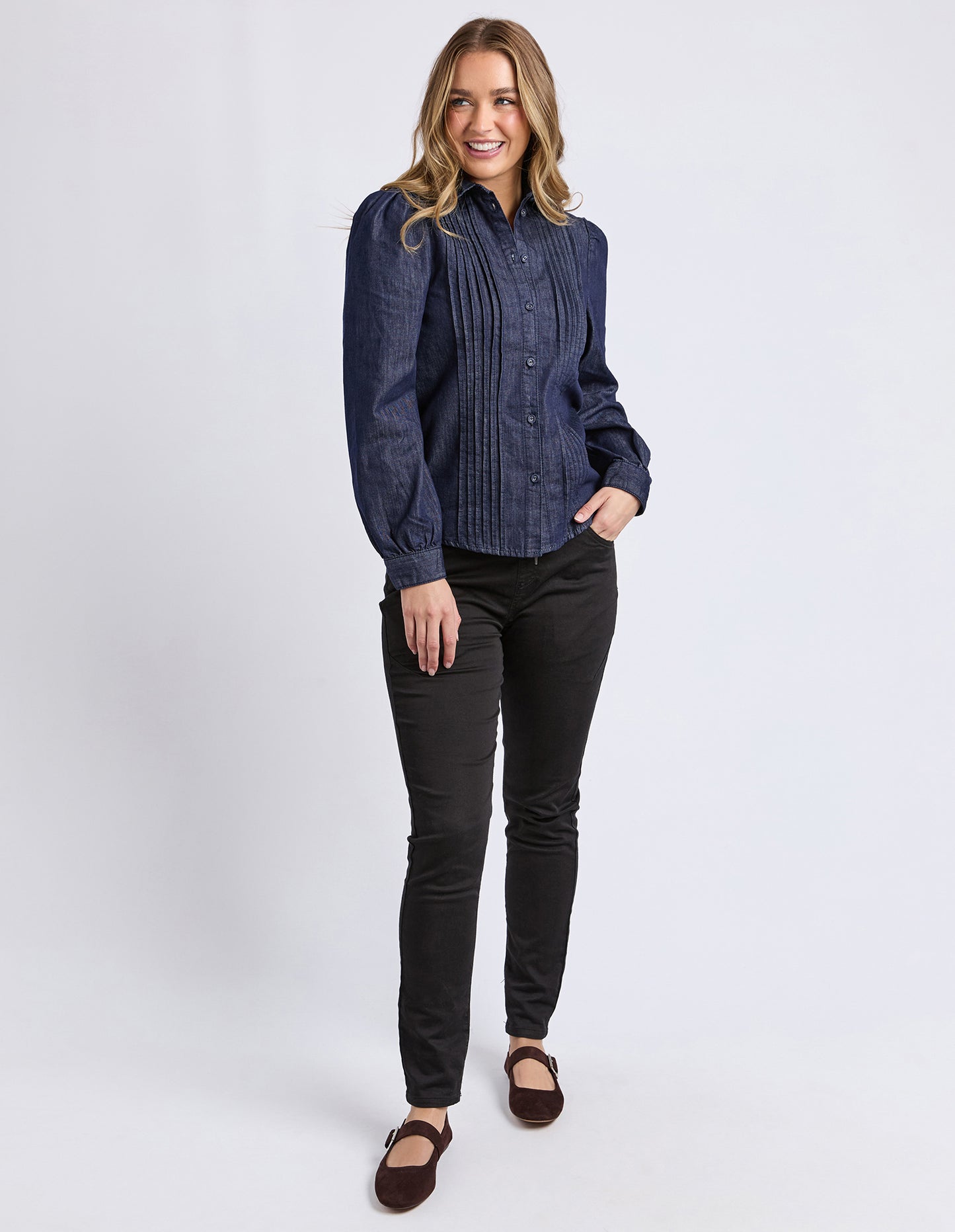 SHIRT POPPY - DARK BLUE