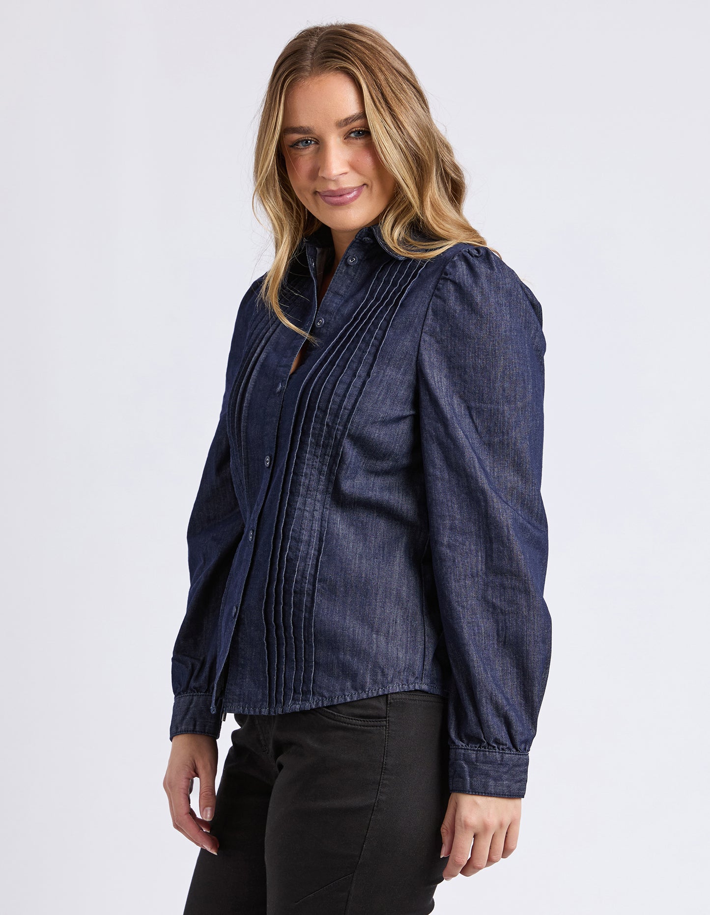 SHIRT POPPY - DARK BLUE