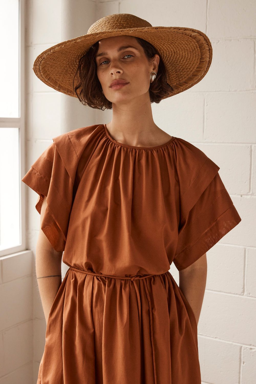 DRESS PORTRAY - TOFFEE