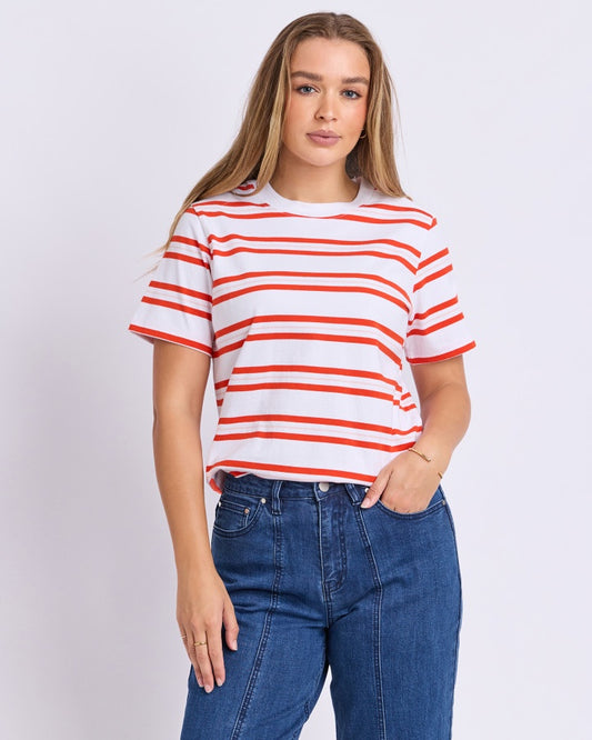 TEE PURE STRIPE - WHITE