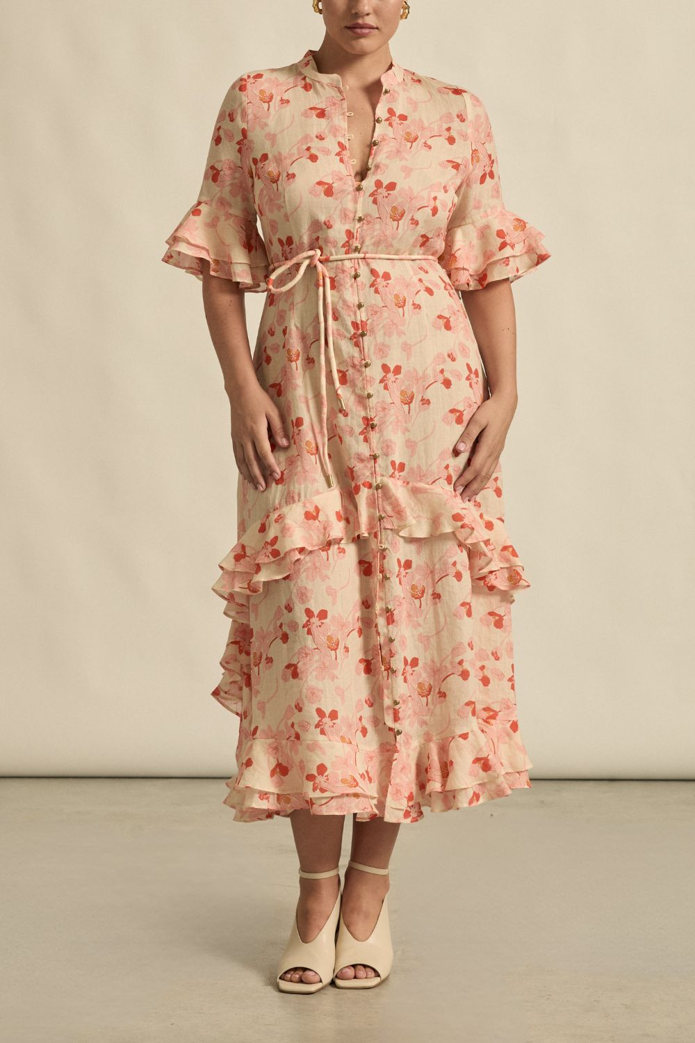DRESS QUALIFY - CHERRY TULIP