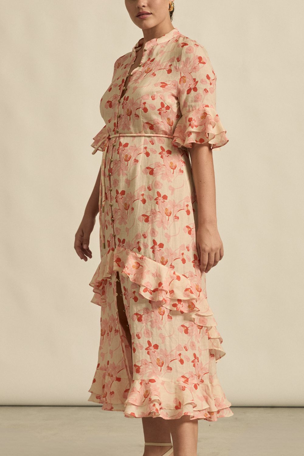 DRESS QUALIFY - CHERRY TULIP