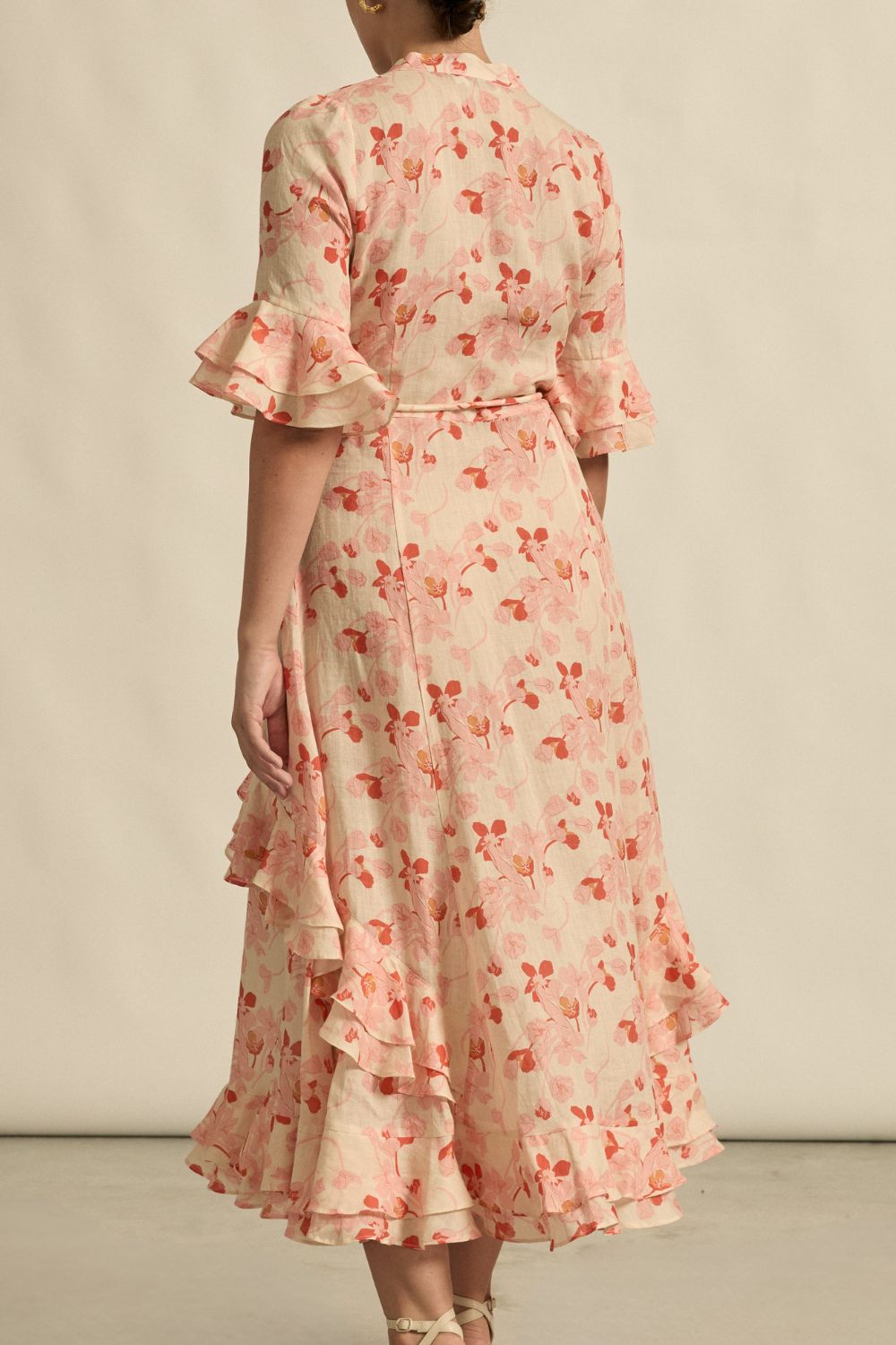 DRESS QUALIFY - CHERRY TULIP