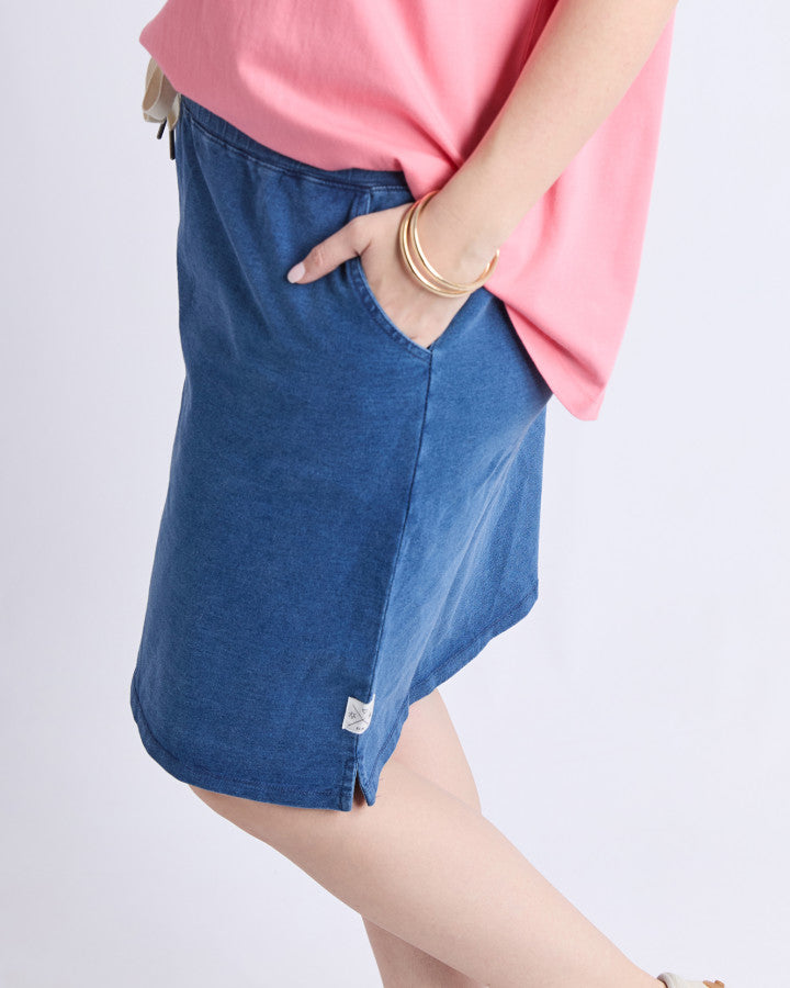 SKIRT RICKETY - BLUE DENIM LOOK