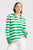 RUGBY COTTON SWEATSHIRT - GREEN STRIPE