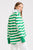 RUGBY COTTON SWEATSHIRT - GREEN STRIPE