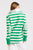 RUGBY COTTON SWEATSHIRT - GREEN STRIPE