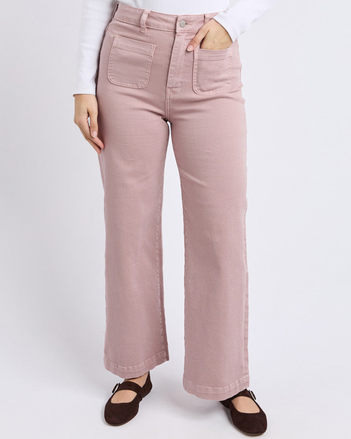 JEAN SARAH WIDE LEG - WOODROSE