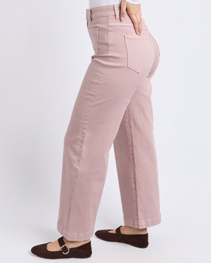 JEAN SARAH WIDE LEG - WOODROSE