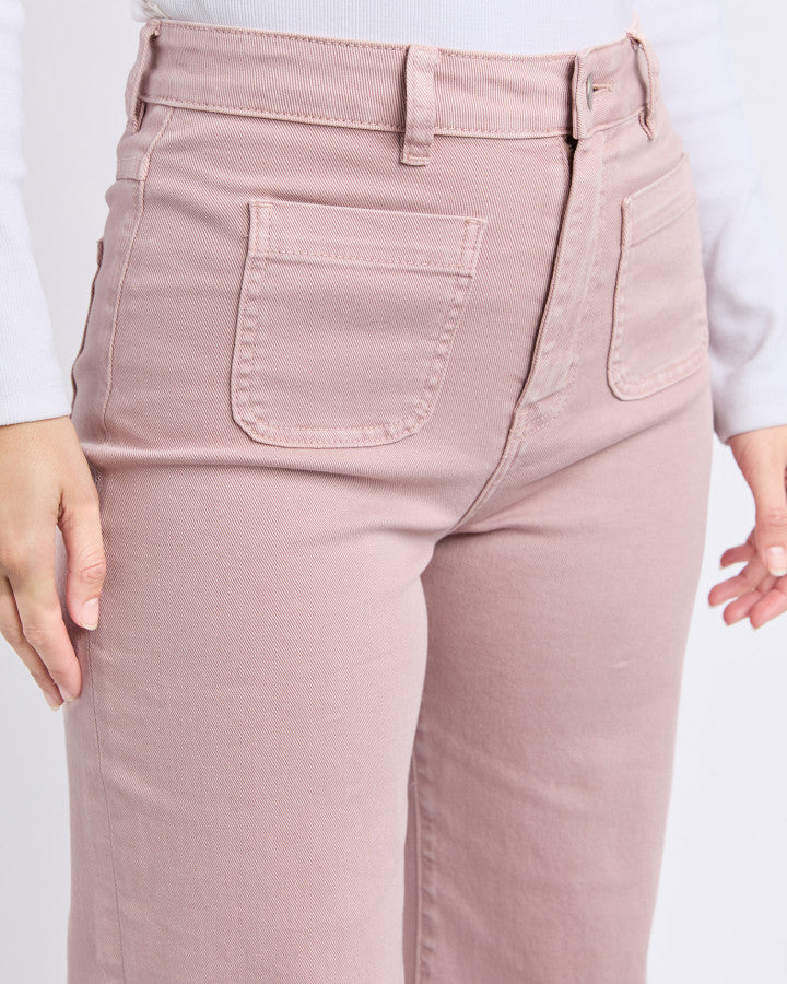 JEAN SARAH WIDE LEG - WOODROSE