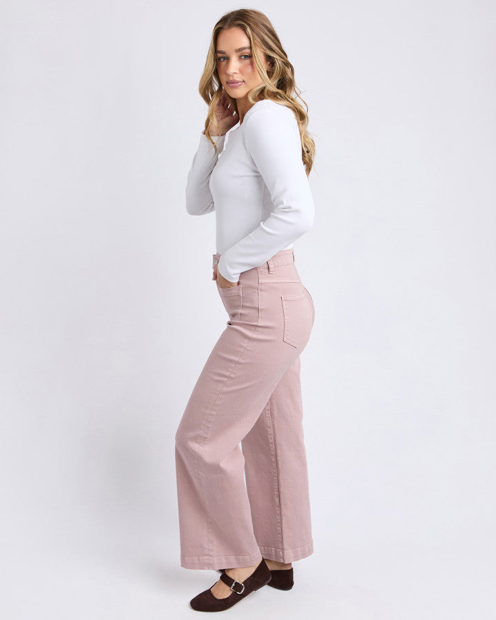 JEAN SARAH WIDE LEG - WOODROSE