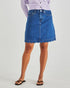 SKIRT VALE SCALLOPED DENIM