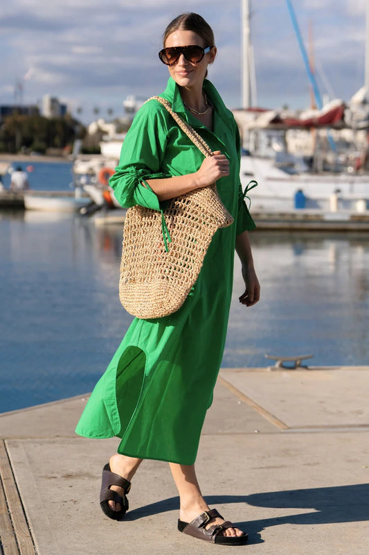 DRESS MILLIE - BRIGHT GREEN