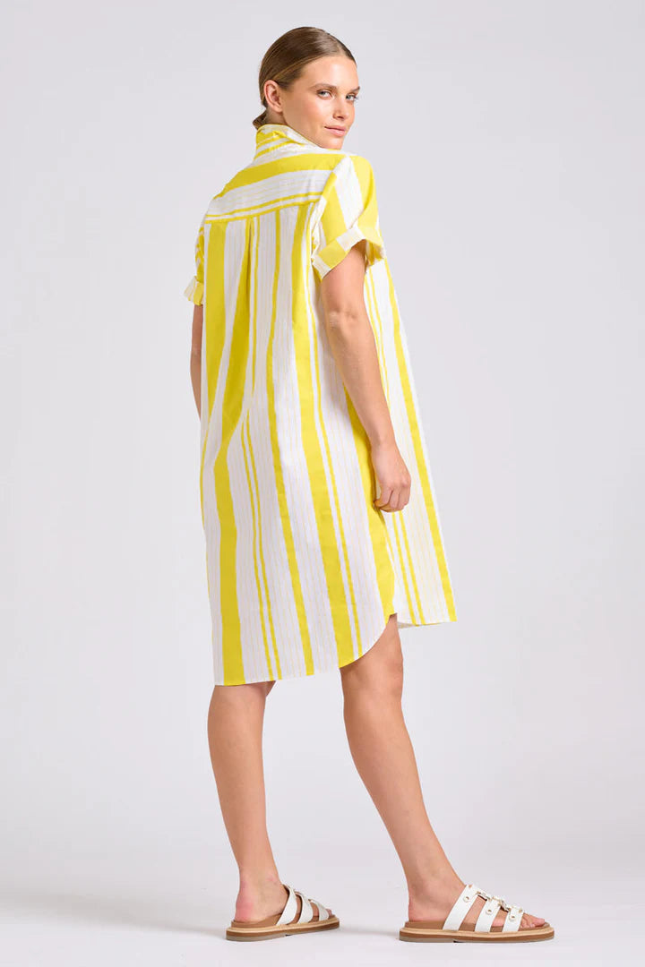 DRESS CATIE - SUNRISE RETRO STRIPE