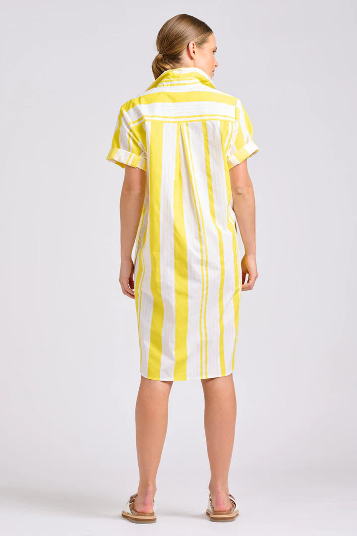 DRESS CATIE - SUNRISE RETRO STRIPE