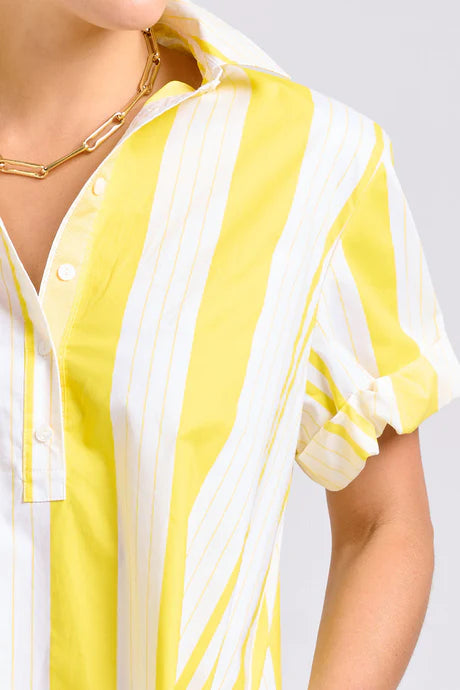 DRESS CATIE - SUNRISE RETRO STRIPE