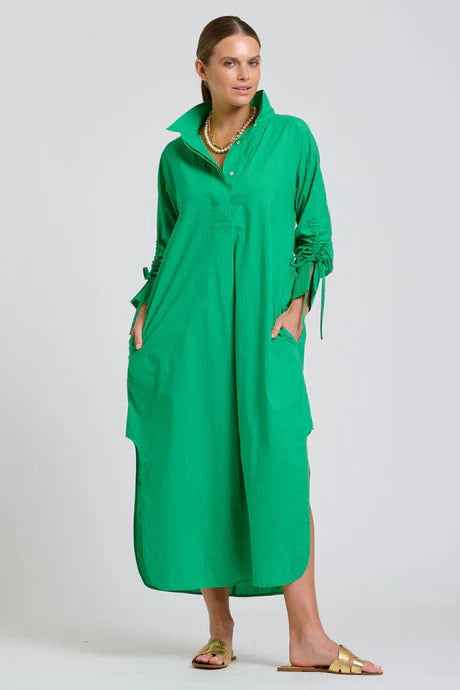 DRESS MILLIE - BRIGHT GREEN