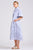 DRESS MOLLY OVERSIZED SHIRTDRESS -WHITE WITH AZURE TICKING