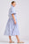 DRESS MOLLY OVERSIZED SHIRTDRESS -WHITE WITH AZURE TICKING
