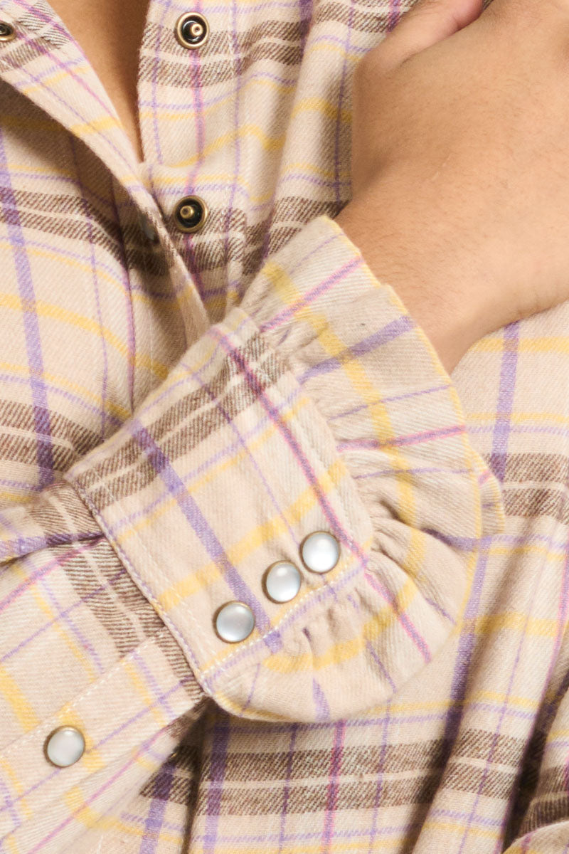 SHIRT OLIVIA FLANNEL FRILL