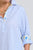 DRESS POPOVER SHIRTDRESS - WHITE & BLUE STIPE W/FLORAL TRIM