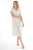 DRESS SHORT SLEEVED BELTED LINEN