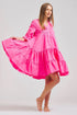 DRESS SINDY OVERSIZED - HOT PINK