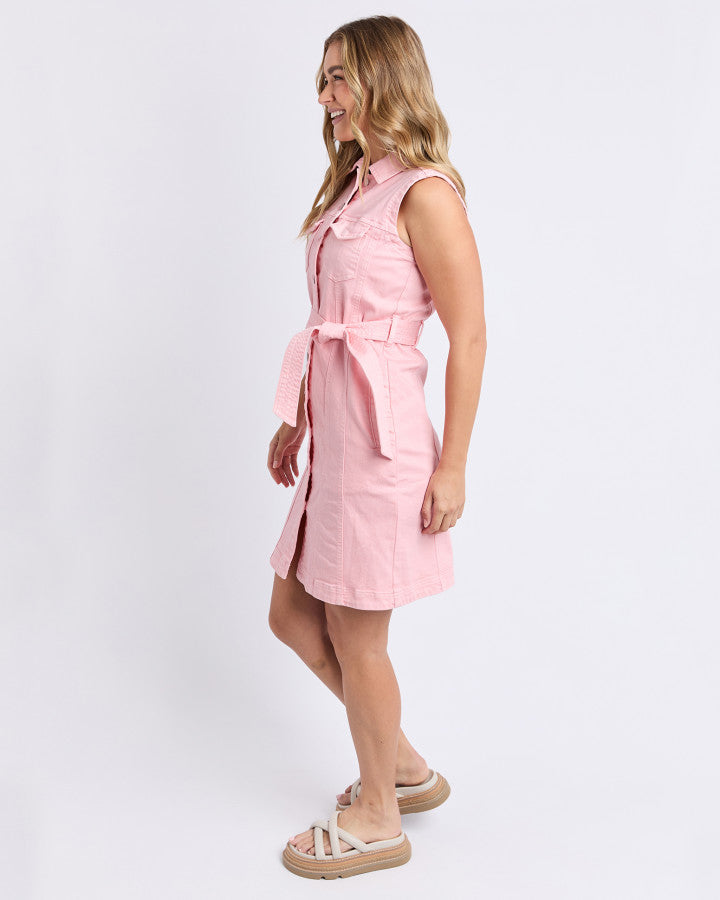 DRESS TALBERT SLEEVELESS - PALE PINK - last one, size 8!