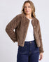 JACKET SOFIA FUR - MOCHA