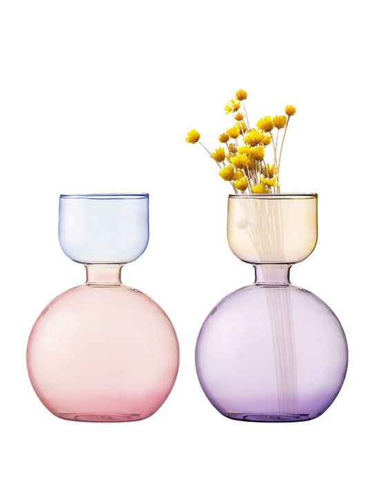 VASE SWEET DUO-COLOUR GEOMETRIC