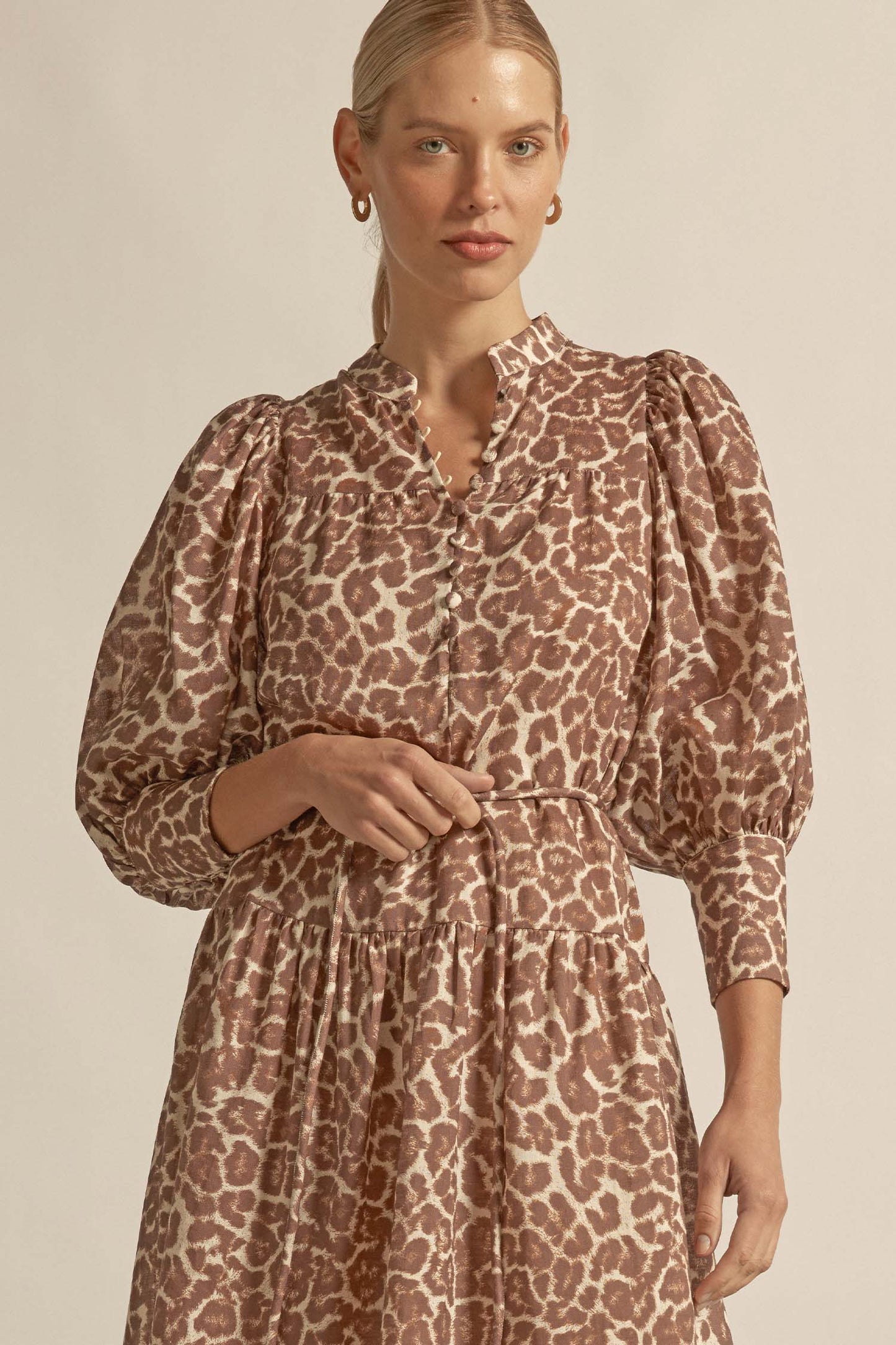 DRESS VESPER - OCELOT