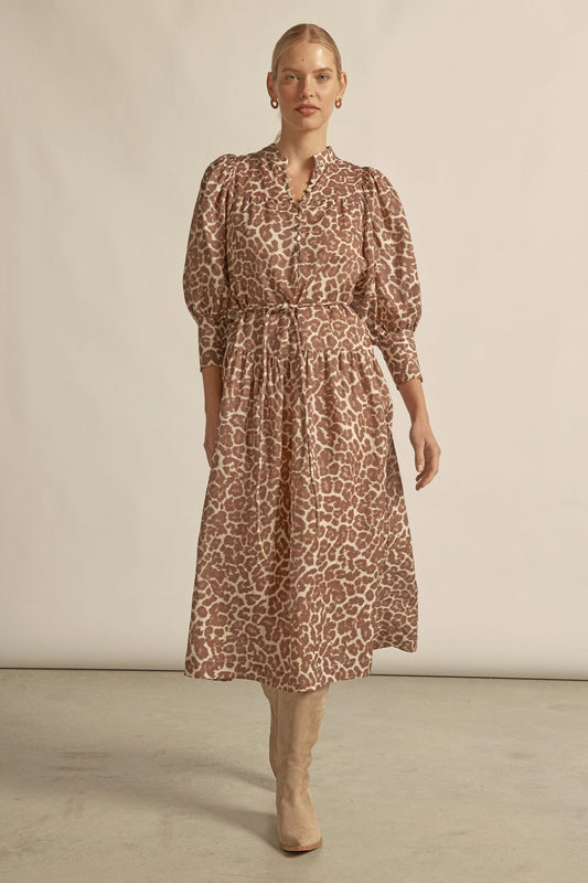 DRESS VESPER - OCELOT