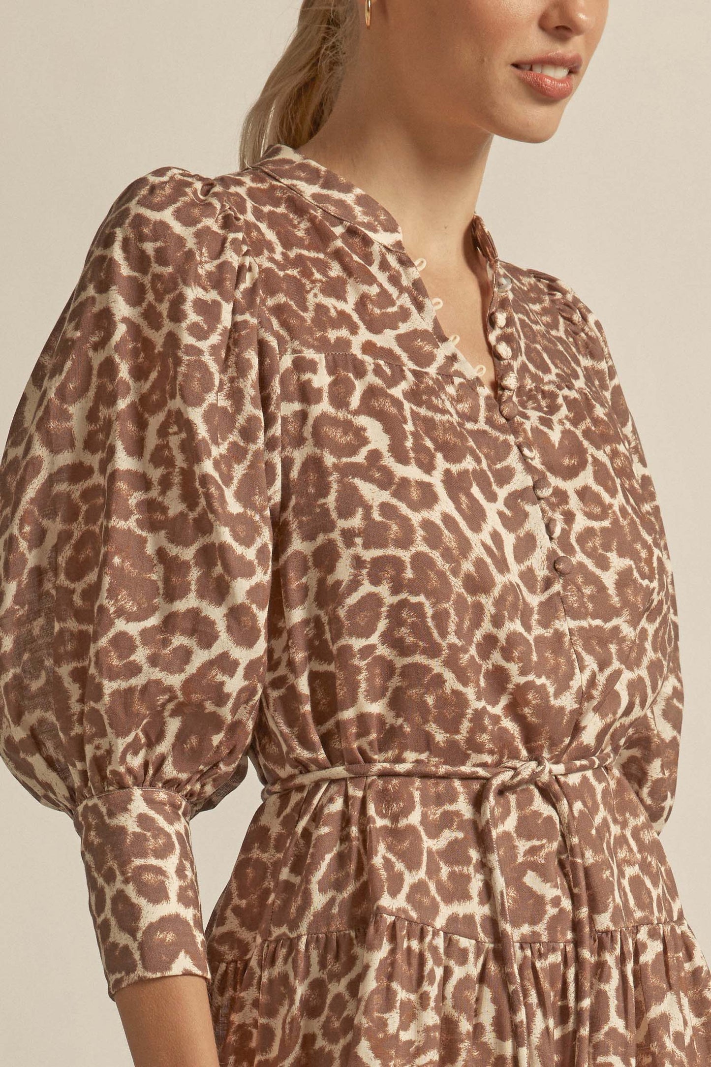 DRESS VESPER - OCELOT