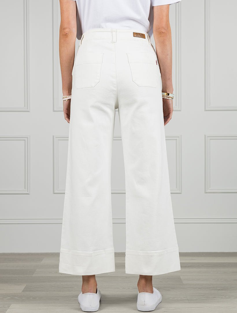 PANT WANDA DENIM - WHITE