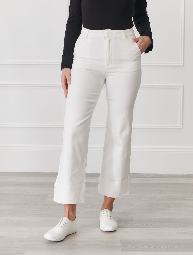 PANT WANDA DENIM - WHITE