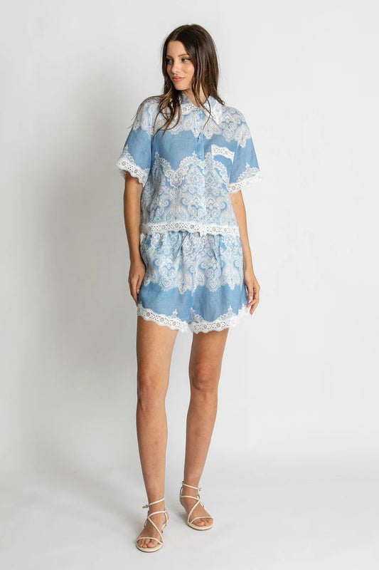 SHORTS ISLA LACE TRIM