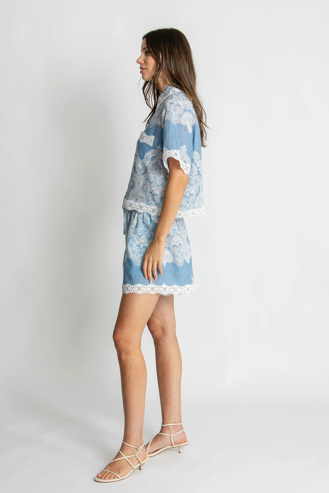 SHORTS ISLA LACE TRIM