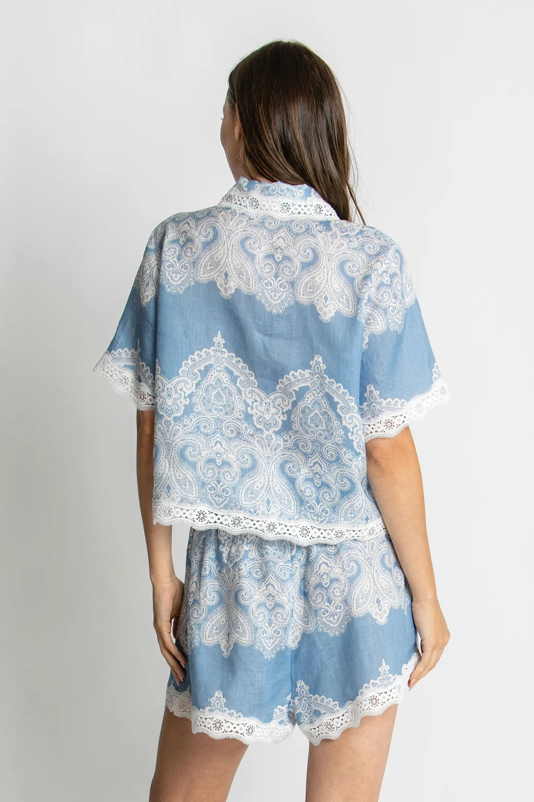 SHIRT NIVINA LACE TRIM
