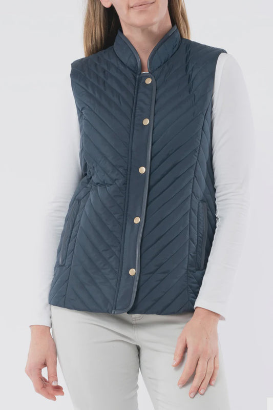 VEST TRIM DETAIL - NAVY