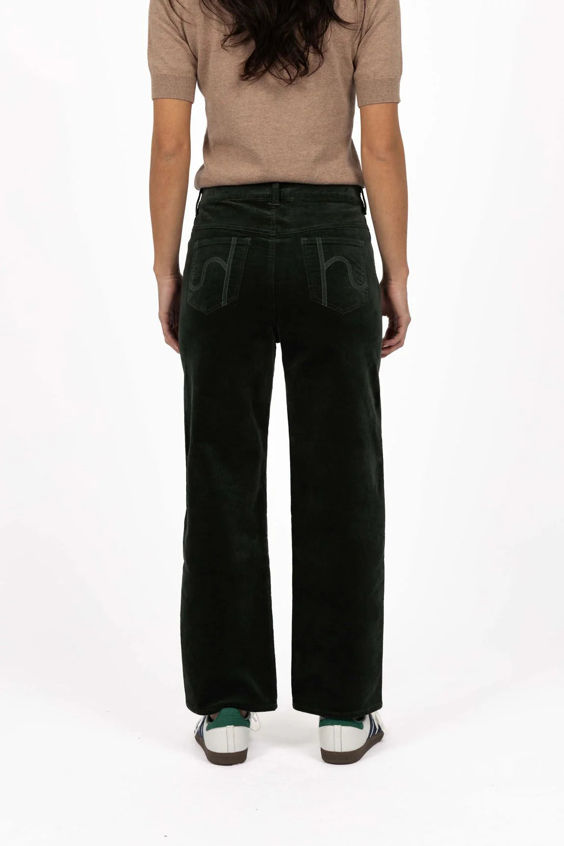 PANT VA VA VELOUR - PINE