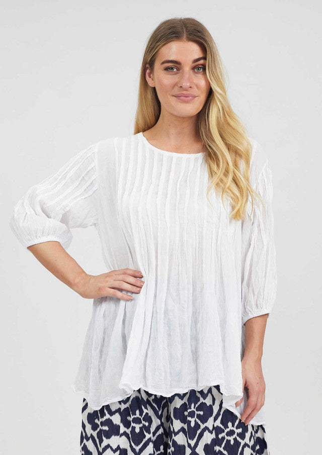 TOP CRINKLE TUNIC