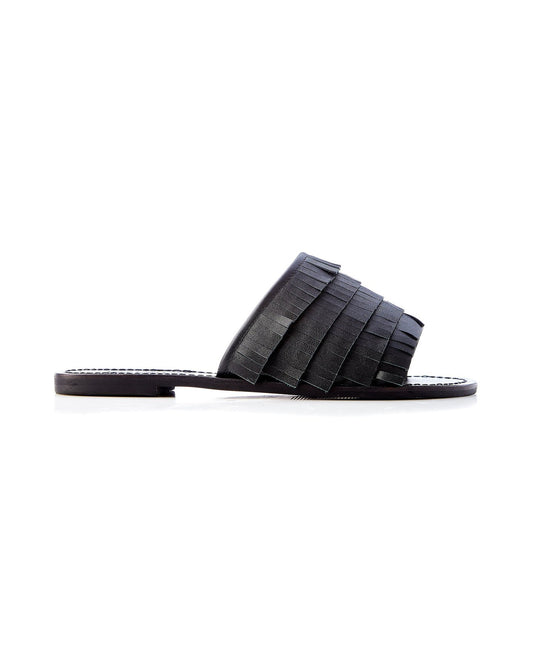 SHOES SAINT LEATHER SLIDE