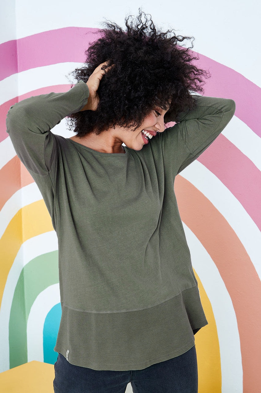 TEE RIBBED L/S
