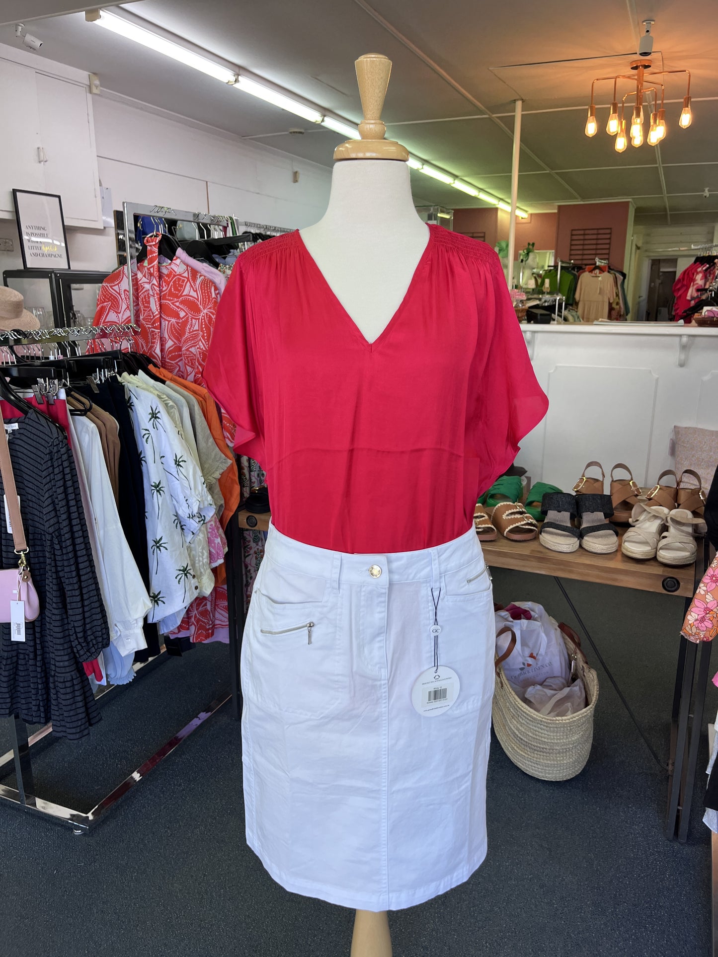 TOP RUFFLE SLEEVE AZALEA