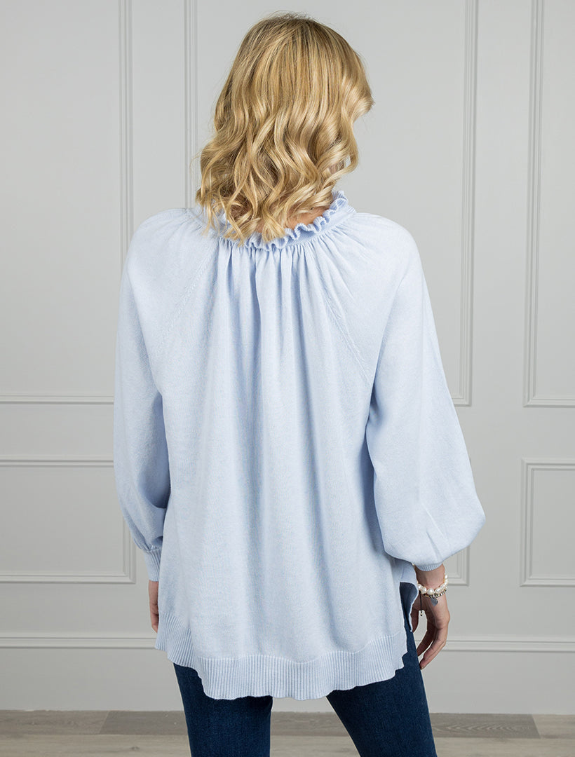 KNIT KATIE RUFFLE NECK